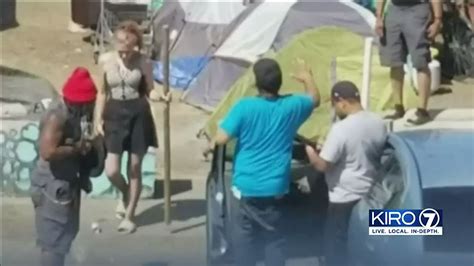 Woman retrieves stolen phone from Campbell homeless encampment